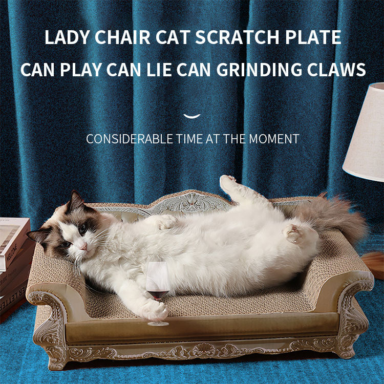 🎄 Sofá Rascador de Lujo para Gatos – Estilo Charleston | Especial Navidad 🎁 - Imagen 14