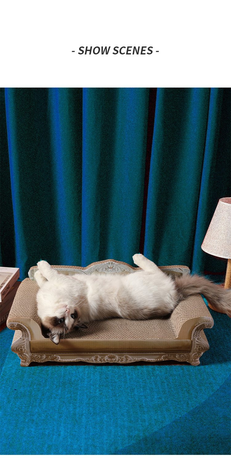 🎄 Sofá Rascador de Lujo para Gatos – Estilo Charleston | Especial Navidad 🎁 - Imagen 16