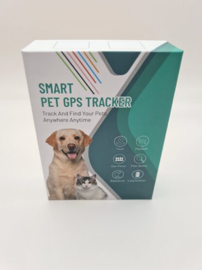 Rastreador 4G para Mascotas Color Naranjo-Negro Homologado