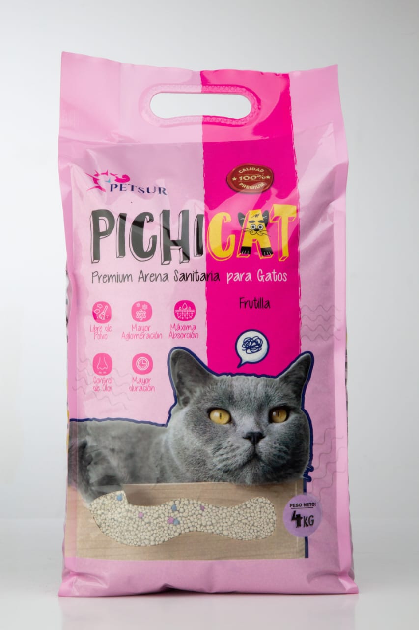 Pichicat Premium Frutilla Pack 20 Kilos (5x4k)