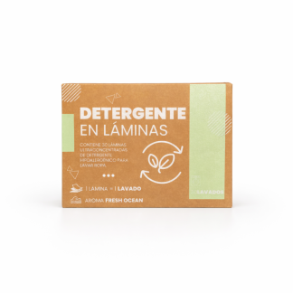 Detergente en Láminas Ecológico – 1 CAJA (30 Lavados)